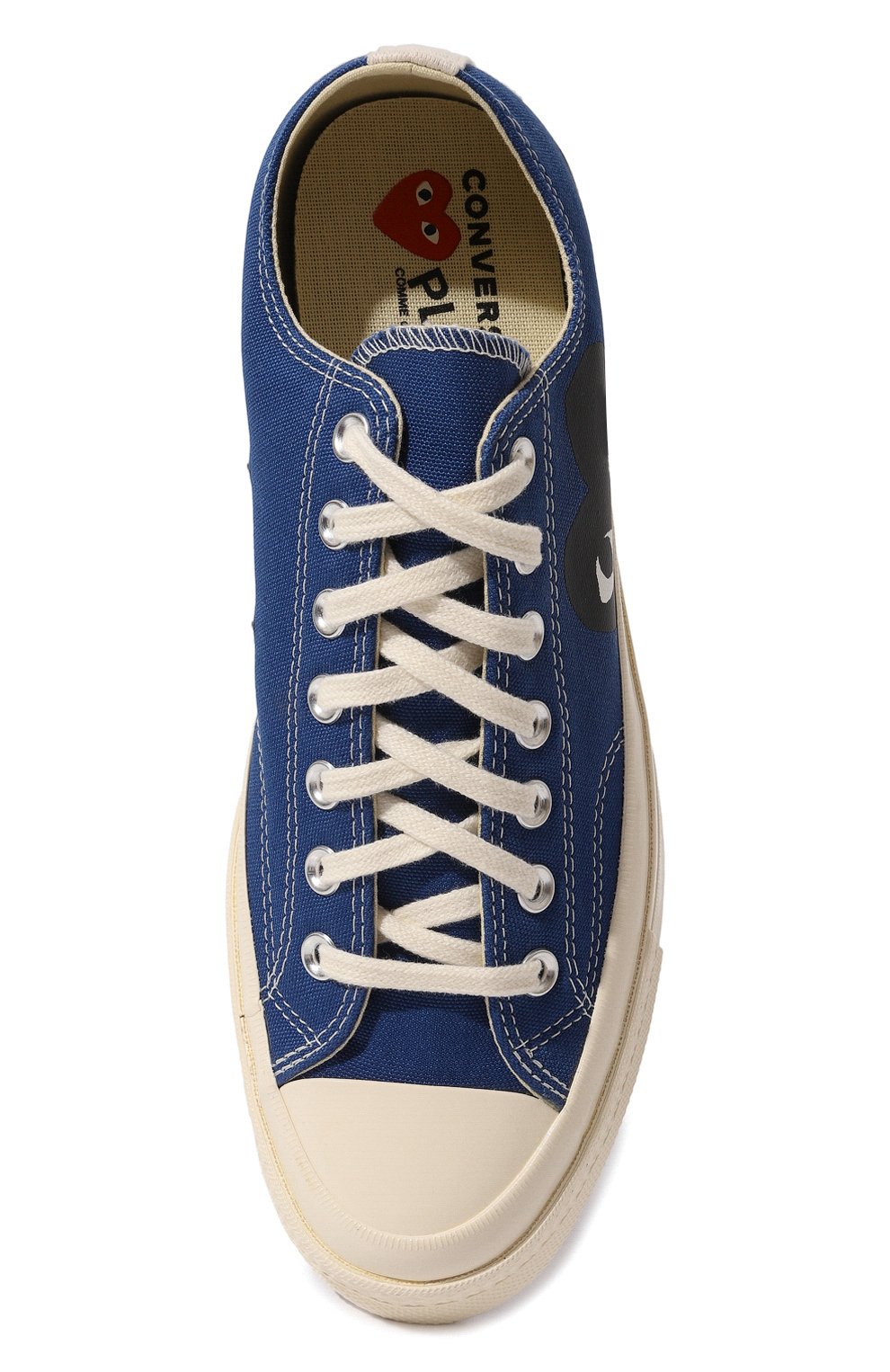 Текстильные кеды comme des garcons play x converse COMME DES GARCONS PLAY, арт. 171848, фото 6
