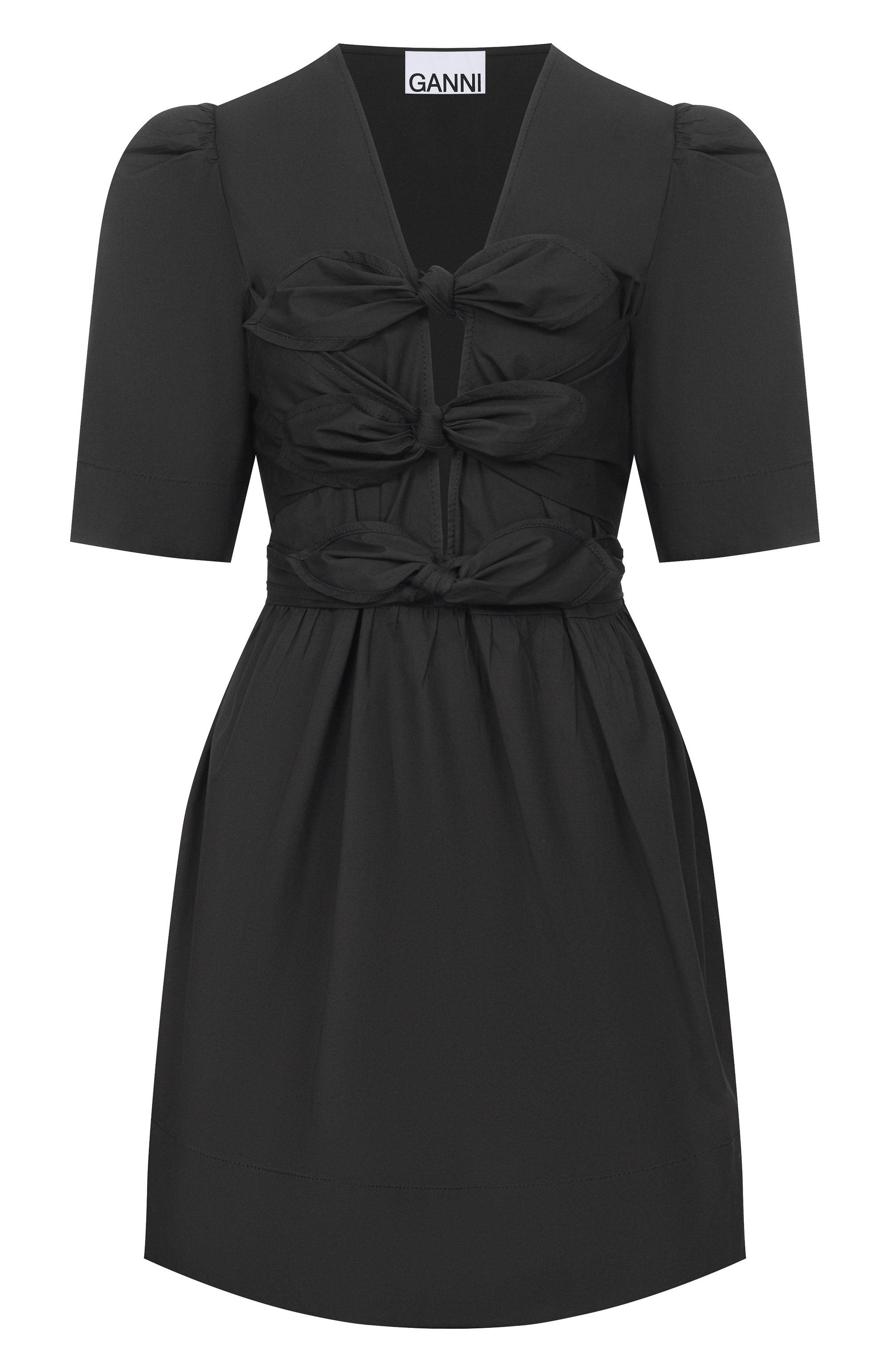 Хлопковое платье GANNI, арт. A1030195, фото 1