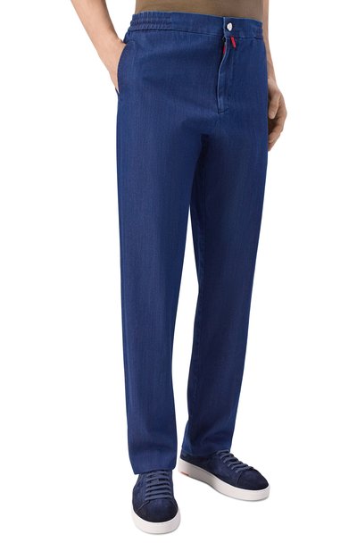 Джинсы KITON темно-синего цвета по цене 161000 руб., арт. UPLACK0622H, фото 3 Джинсы KITON, арт. UPLACK0622H, фото 3