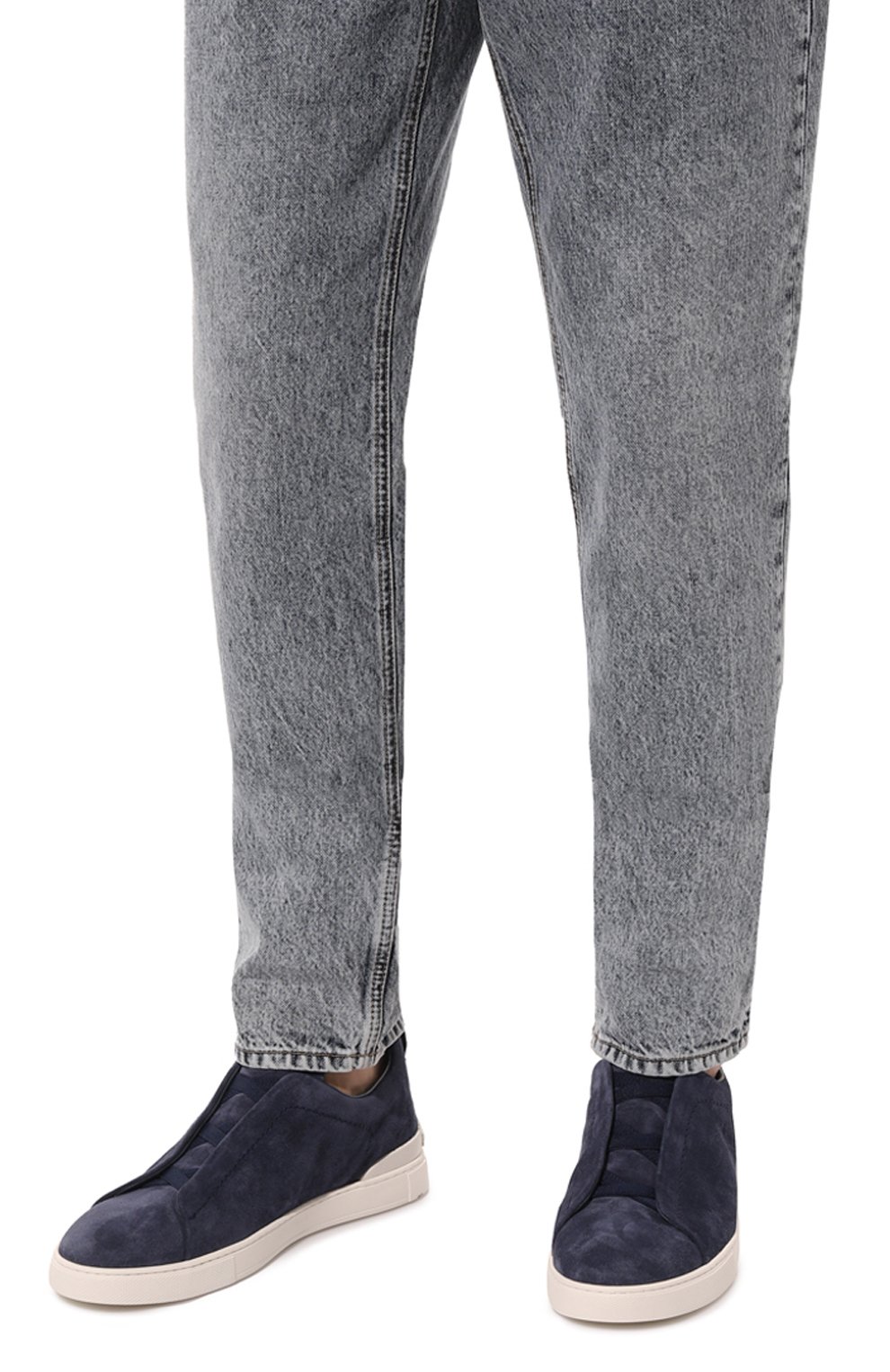 Замшевые кеды triple stitch ZEGNA, арт. S4667Z-LHSOY, фото 3