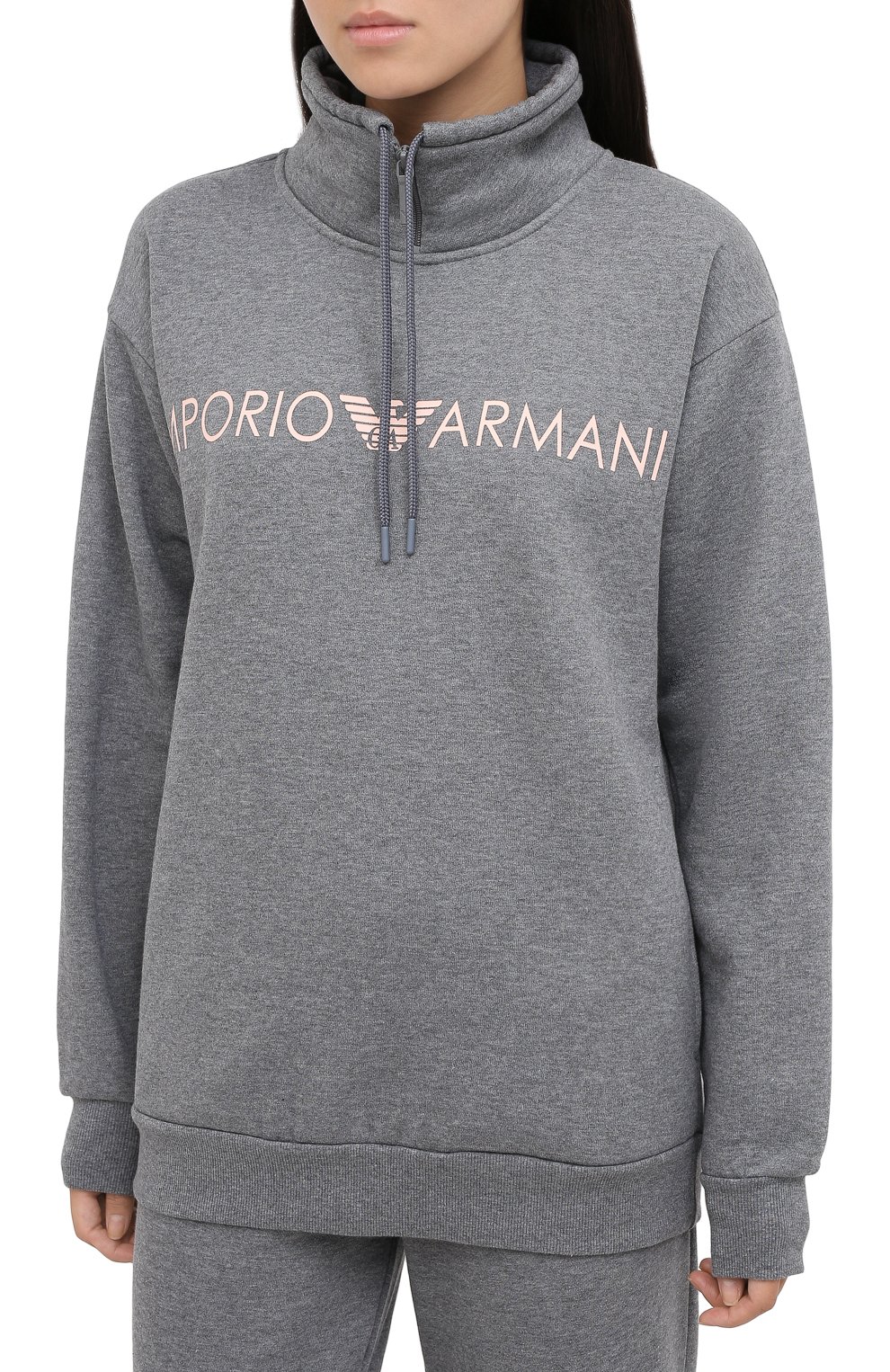 Хлопковое худи EMPORIO ARMANI, арт. 164385/0A250, фото 3