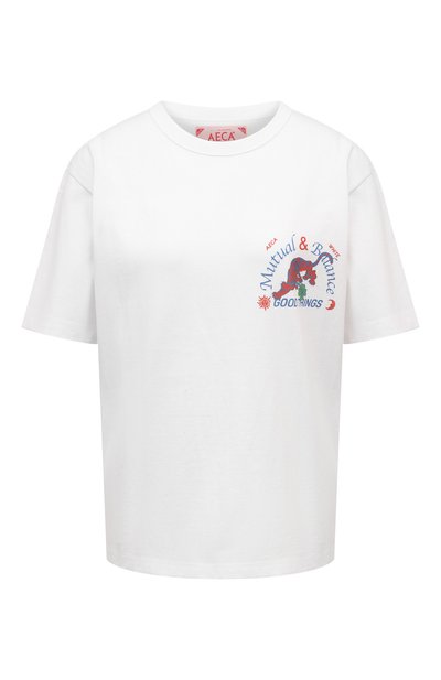 Хлопковая футболка AECA WHITE, арт. FWCMFWBDTTSSO006C0, фото 1