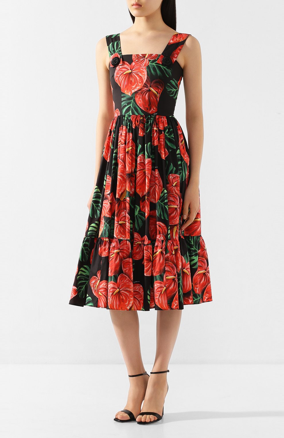 Хлопковое платье DOLCE & GABBANA, арт. F6C7ET/FSEH0, фото 3