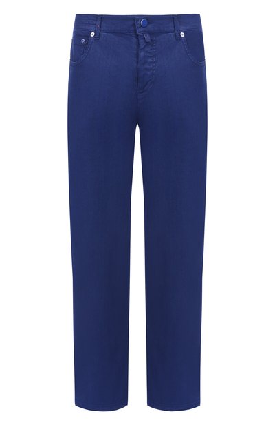 Мужские брюки из хлопка и льна KITON, арт. UPR005LK0603F02