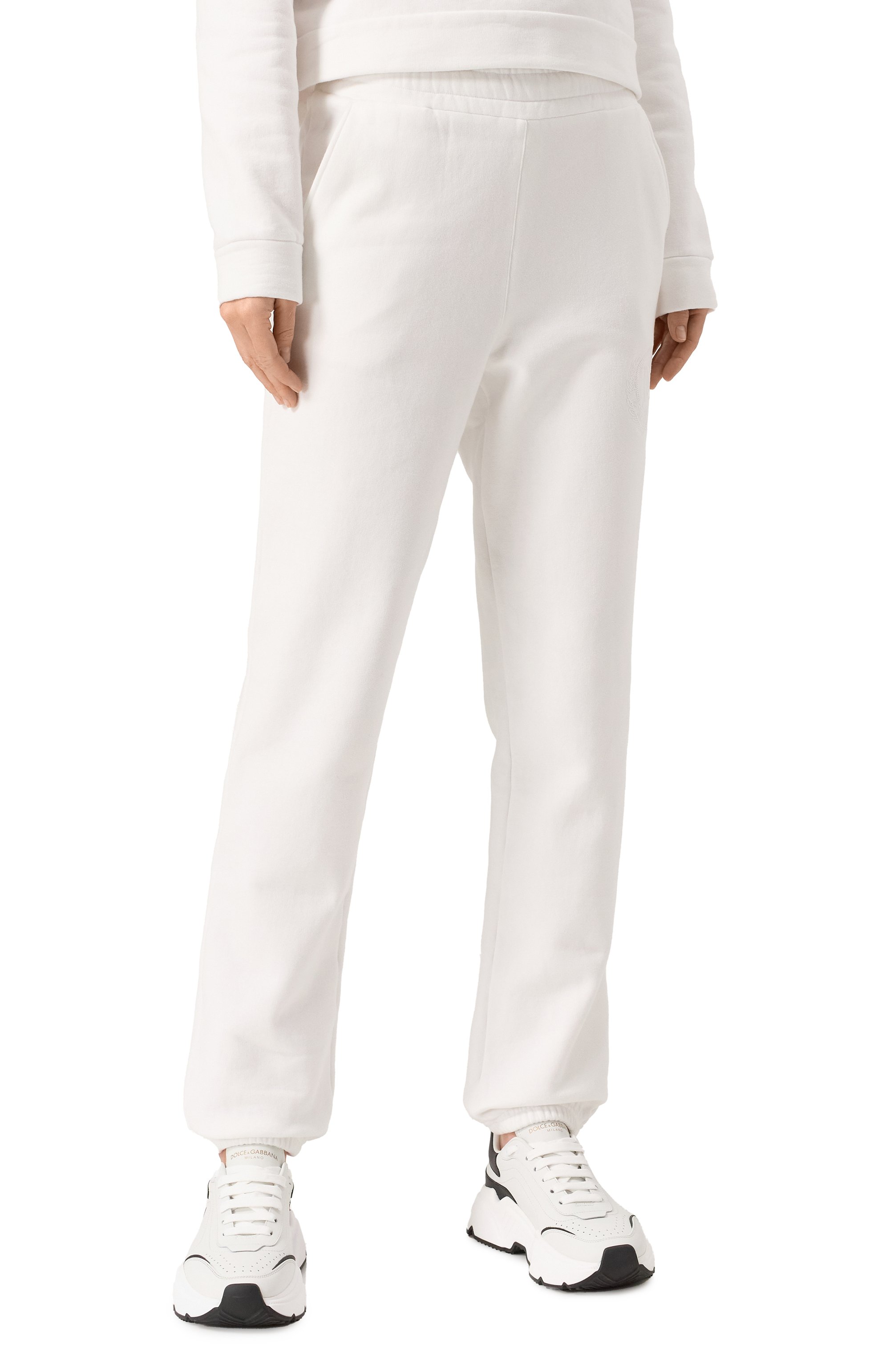 Хлопковые джоггеры DOLCE & GABBANA, арт. FTC7PZ/GDCN0, фото 3