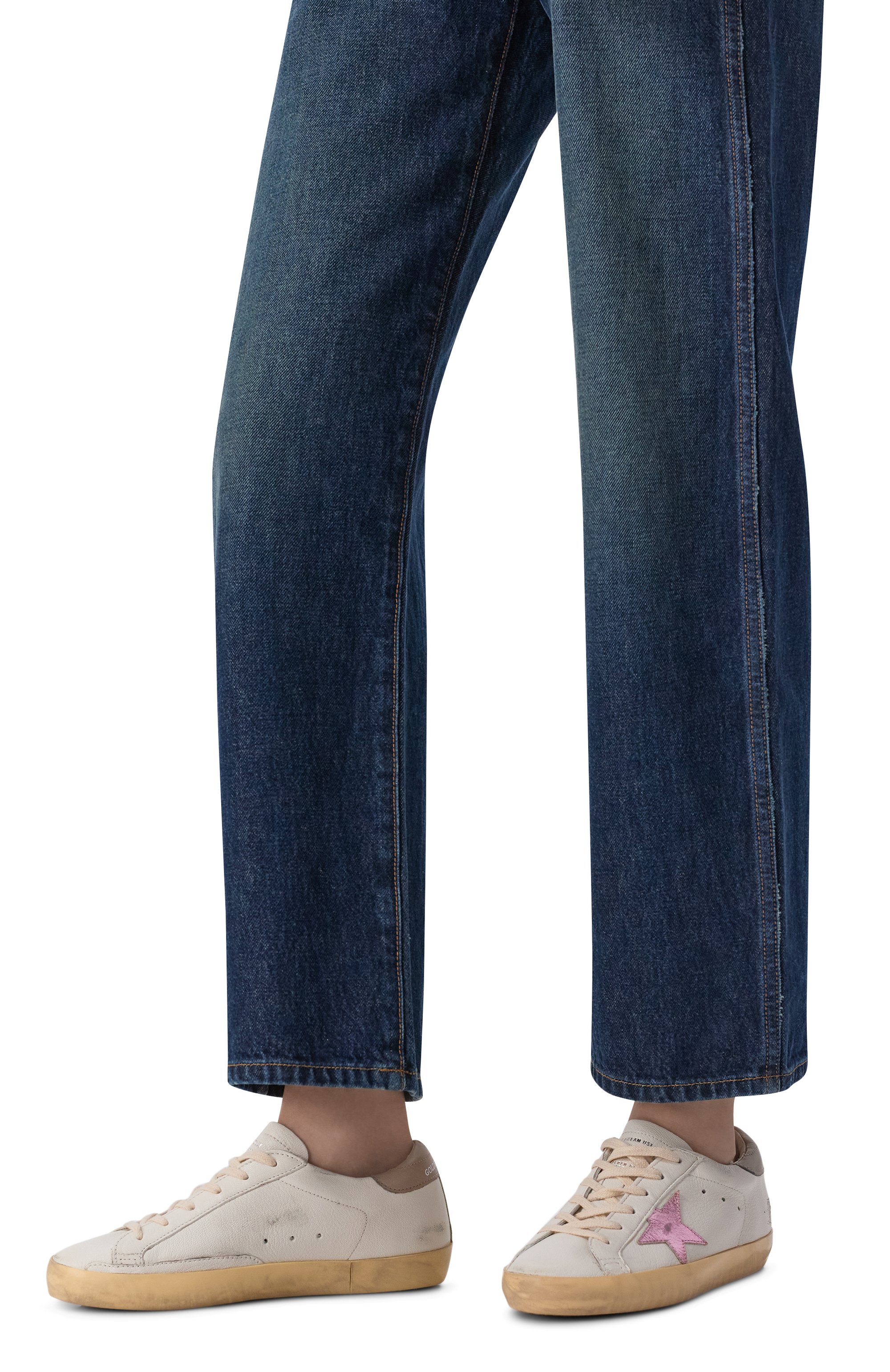 Кожаные кеды superstar GOLDEN GOOSE DELUXE BRAND, арт. GWF00101.F004065, фото 2