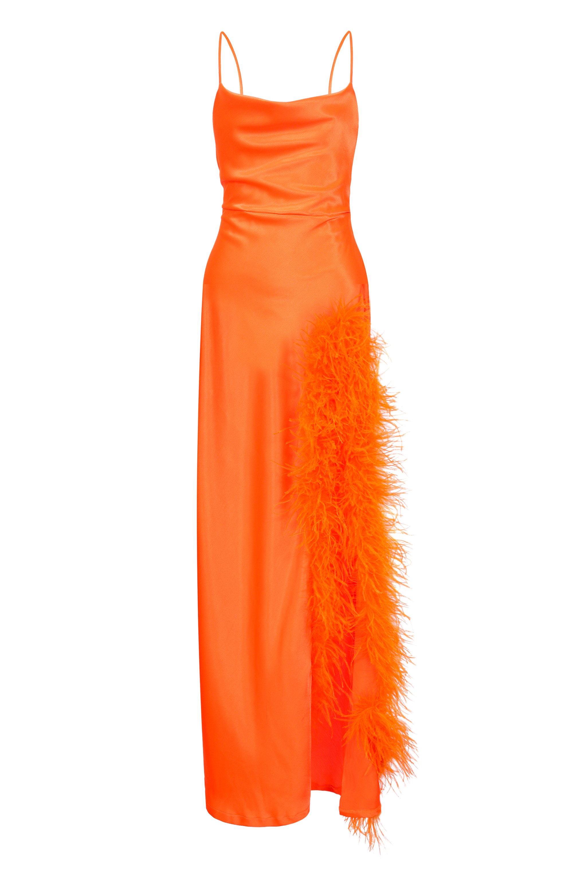 Платье с отделкой перьями SASHA KIM, арт. SK-00001314, фото 1