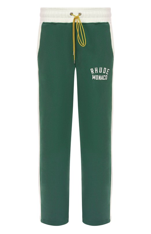 Хлопковые брюки Rhude RHSS25SP01012 Зелёный RHSS25SP01012