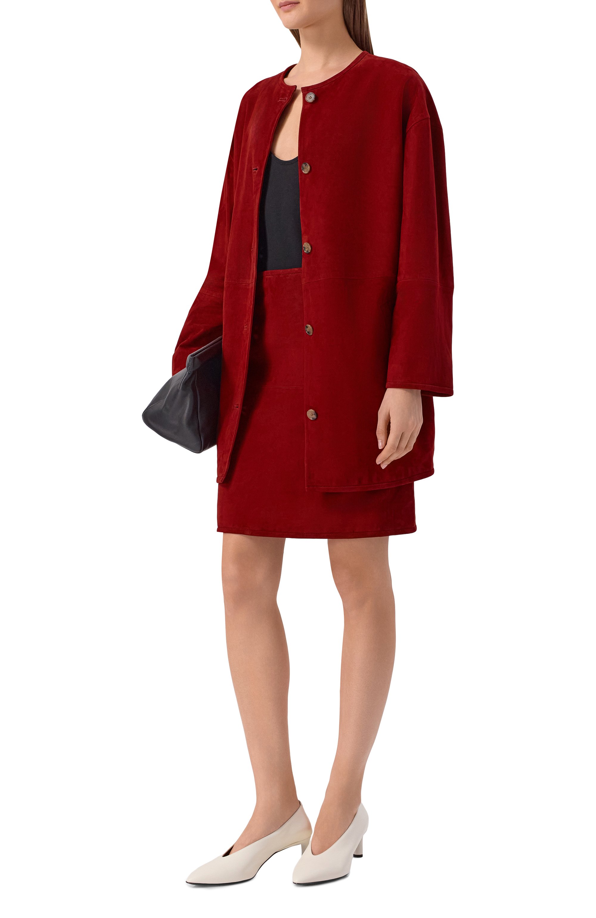 Замшевое пальто LOULOU DE SAISON, арт. WAREN, фото 2