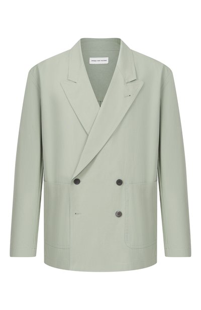 Мужской хлопковый пиджак DRIES VAN NOTEN, арт. 020718/3309