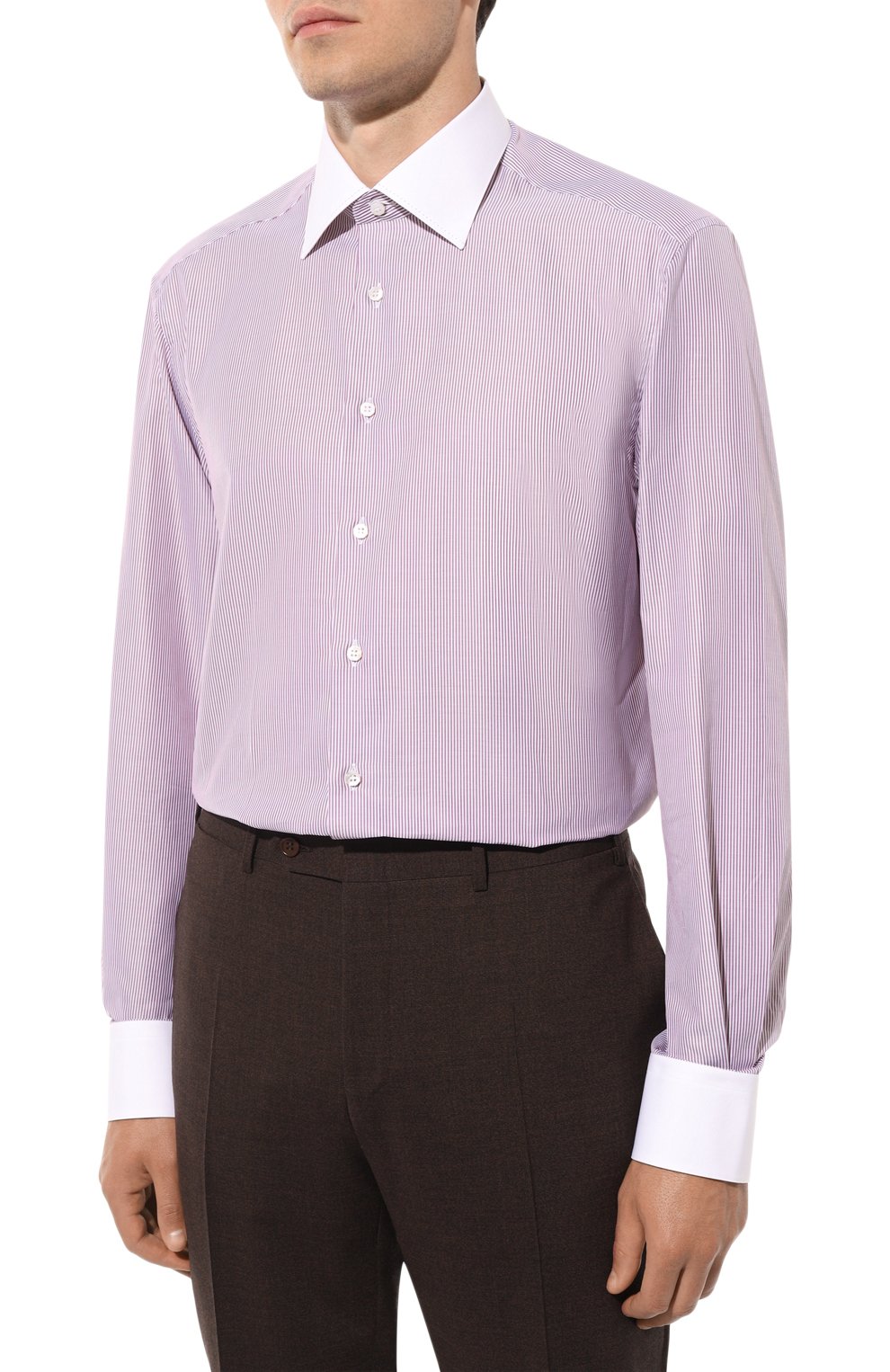 Хлопковая сорочка STEFANO RICCI, арт. MC003686/R2002, фото 4