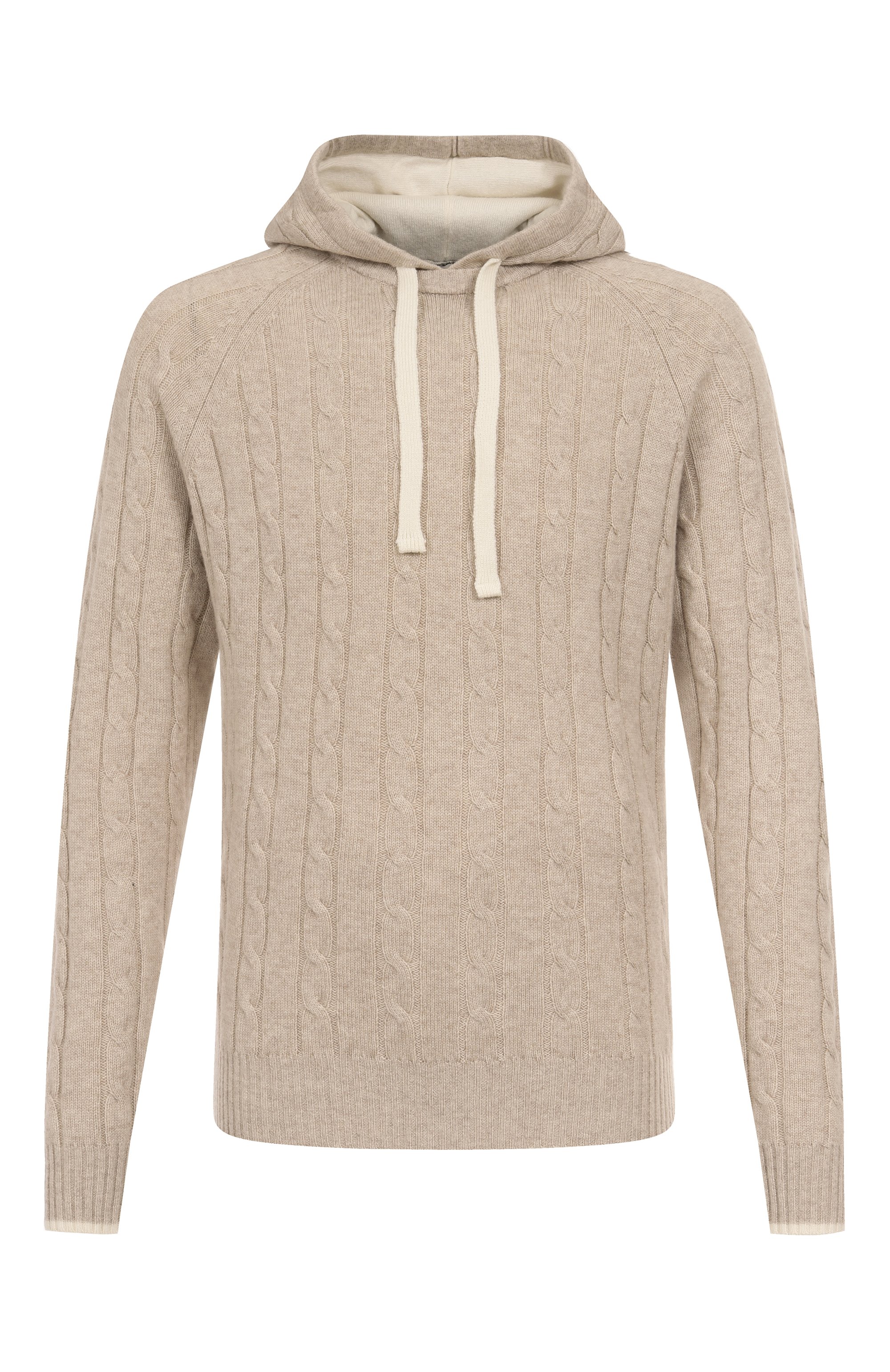 Худи из шерсти и кашемира L.B.M. 1911 бежевого цвета по цене 66200 руб., арт. 6379/59506, фото 1 Худи из шерсти и кашемира L.B.M. 1911, арт. 6379/59506, фото 1