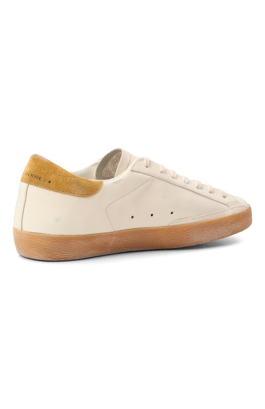 Кожаные кеды Super Star Golden Goose Deluxe Brand GMF00101.F007522 Белый  GMF00101.F007522 Фото 5