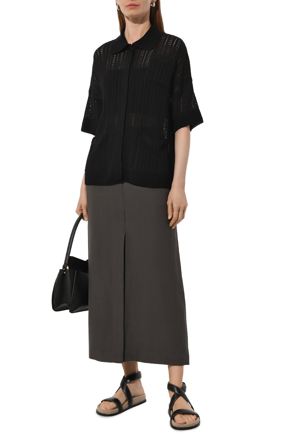 Рубашка из шелка и хлопка FREEAGE, арт. S24.JK077.6010.900, фото 2