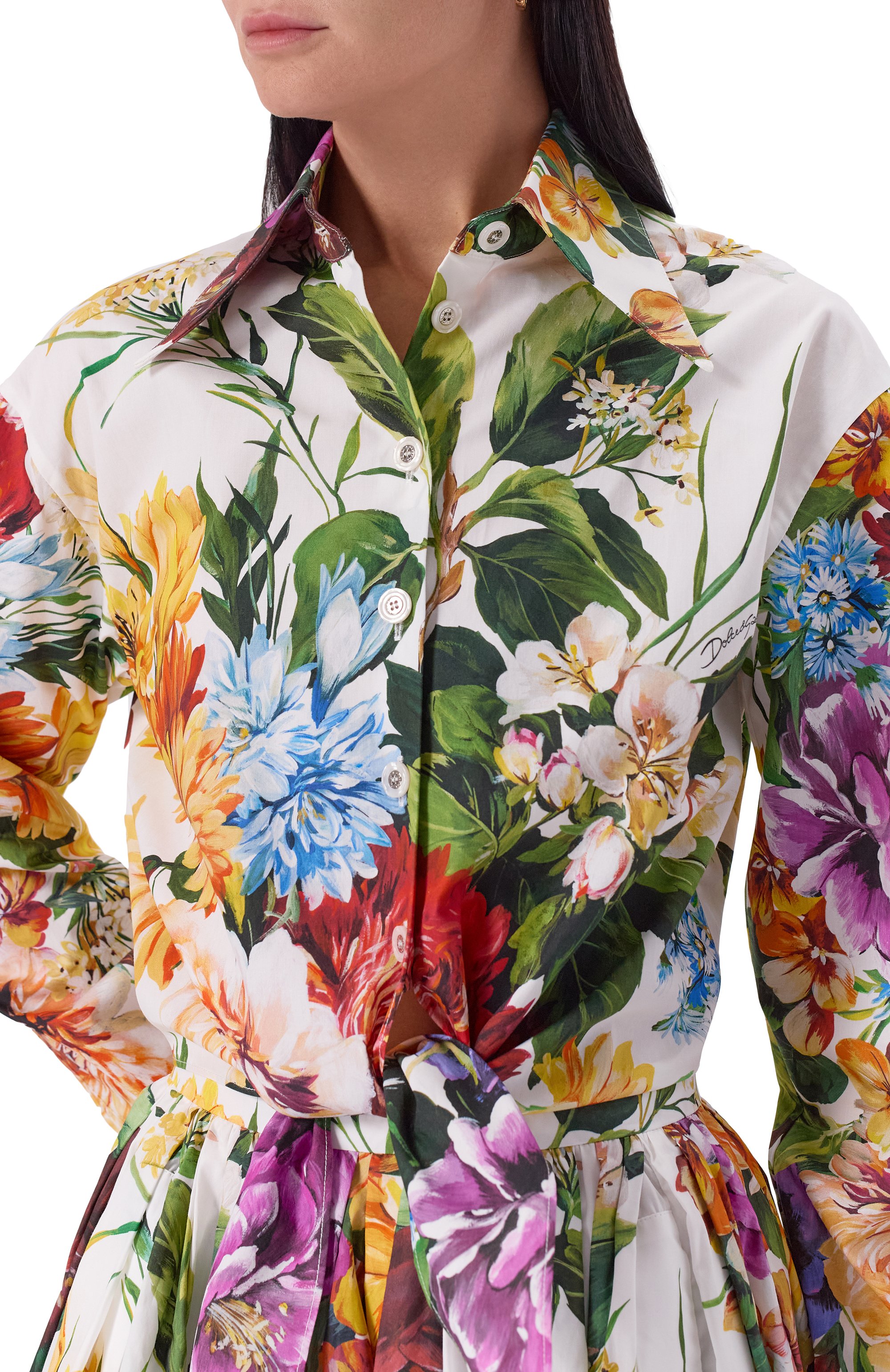 Хлопковая рубашка DOLCE & GABBANA, арт. F5P61T/HS5TR, фото 5