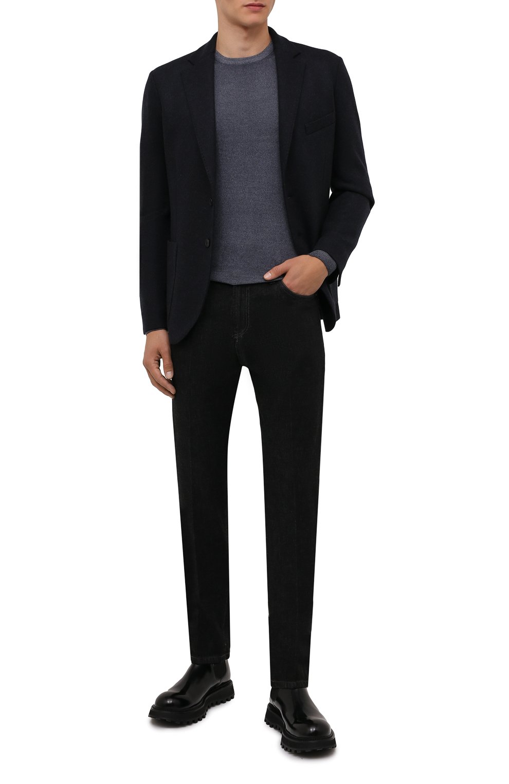 Шерстяной джемпер ANDREA CAMPAGNA, арт. 55167/22792, фото 2