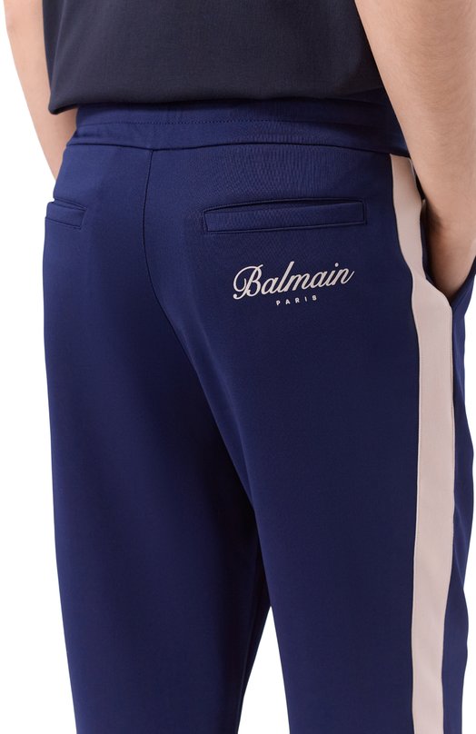 Брюки Balmain FH0PQ434/BD16 Синий  FH0PQ434/BD16 Фото 5