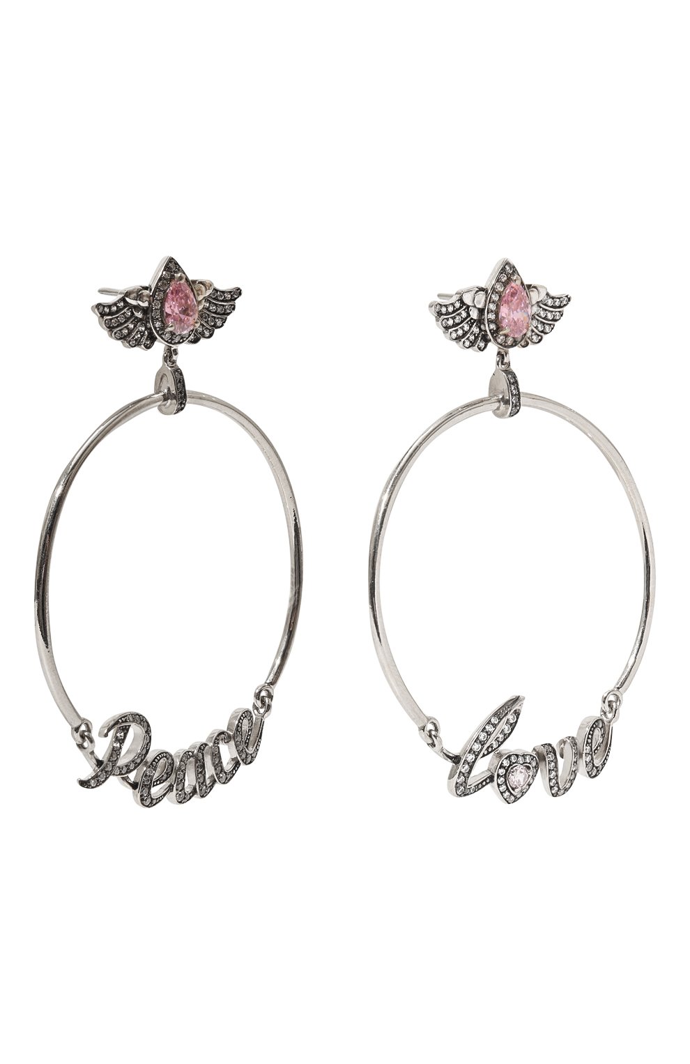 Серьги love and peace QUEENSBEE, арт. 201383, фото 3