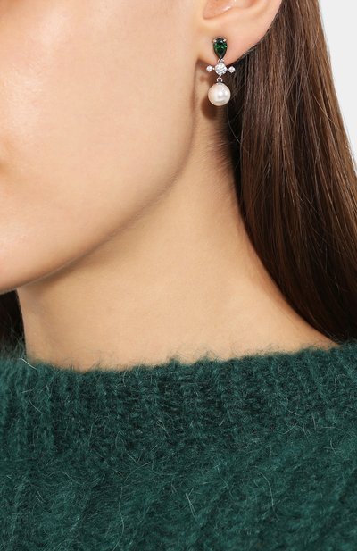Серьги perfection drop SWAROVSKI серебряного цвета по цене 7980 руб., арт. 5489440, фото 2 Серьги perfection drop SWAROVSKI, арт. 5489440, фото 2