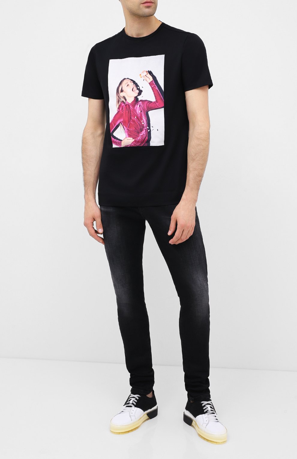 Хлопковая футболка LIMITATO, арт. CALM ME/T-SHIRT REGULAR, фото 2