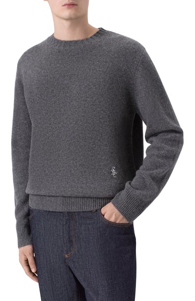 Свитер из кашемира и шерсти SPORTY AND RICH, арт. WS08362302GY04, фото 3