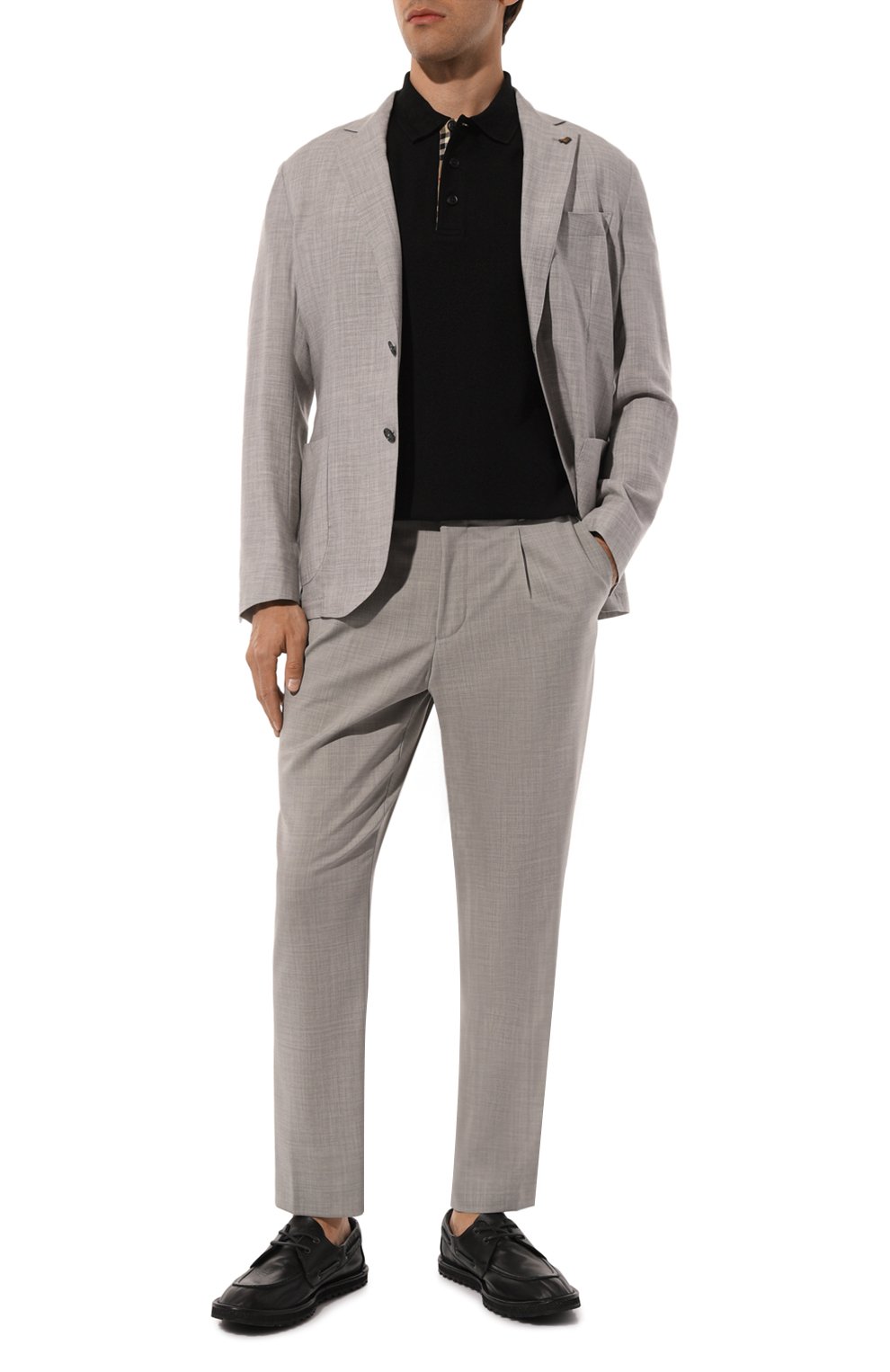 Хлопковое поло BURBERRY, арт. 8055228, фото 2