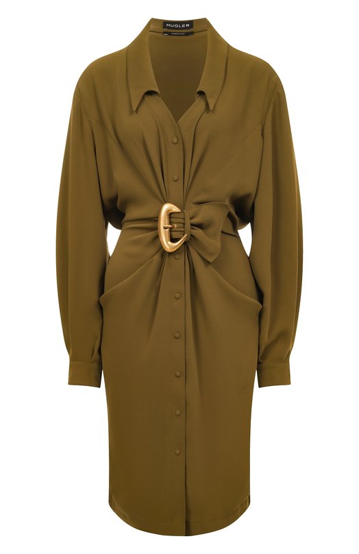 Платье Mugler C0M1R01799577 Хаки C0M1R01799577
