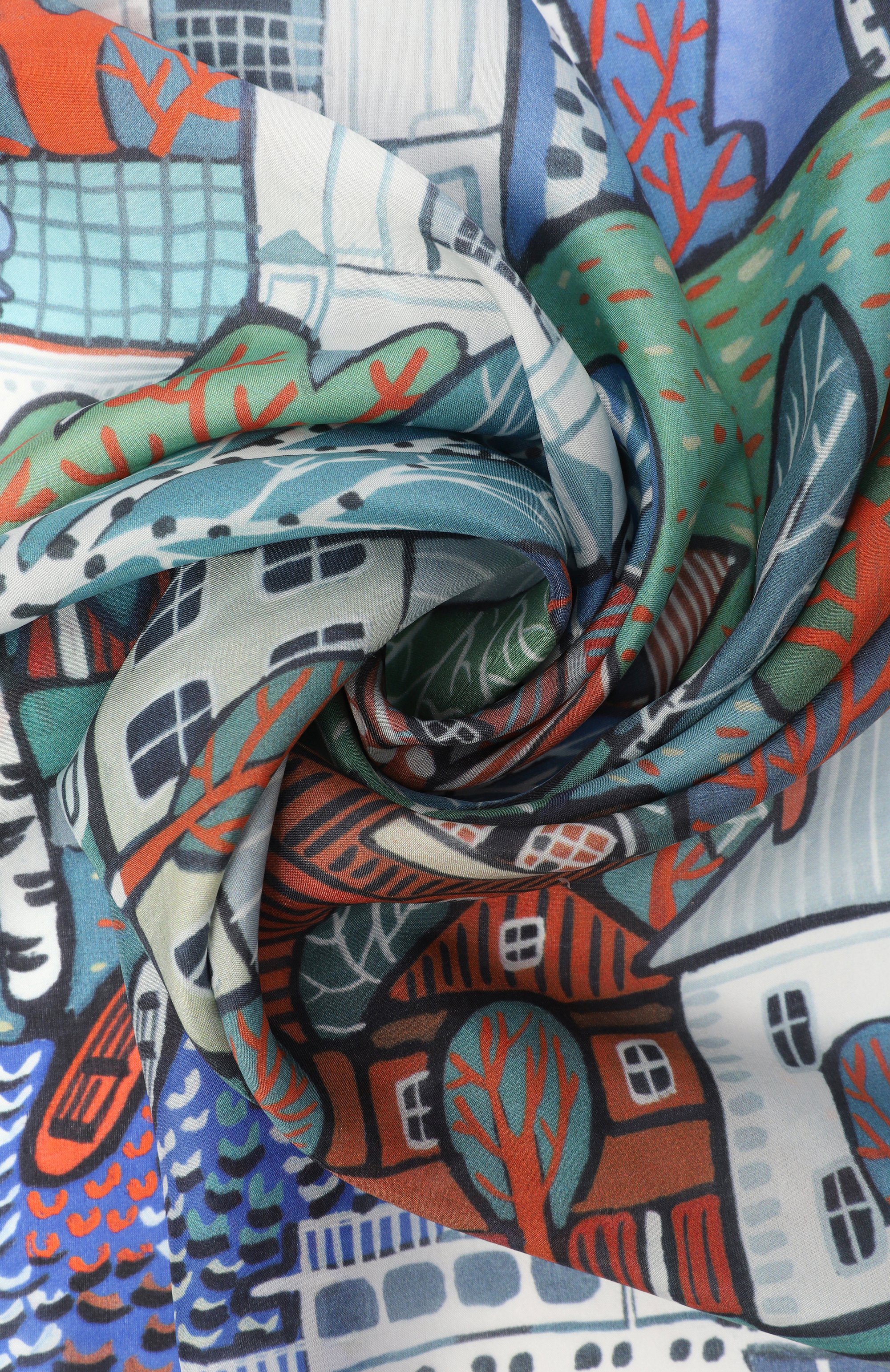 Шелковый платок плес GOURJI, арт. 91149637/415191172, фото 3