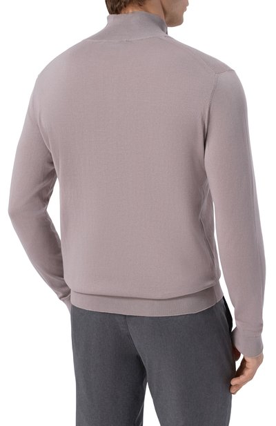 Хлопковый джемпер ANDREA CAMPAGNA бежевого цвета по цене 41600 руб., арт. M5426-8062, фото 4 Хлопковый джемпер ANDREA CAMPAGNA, арт. M5426-8062, фото 4