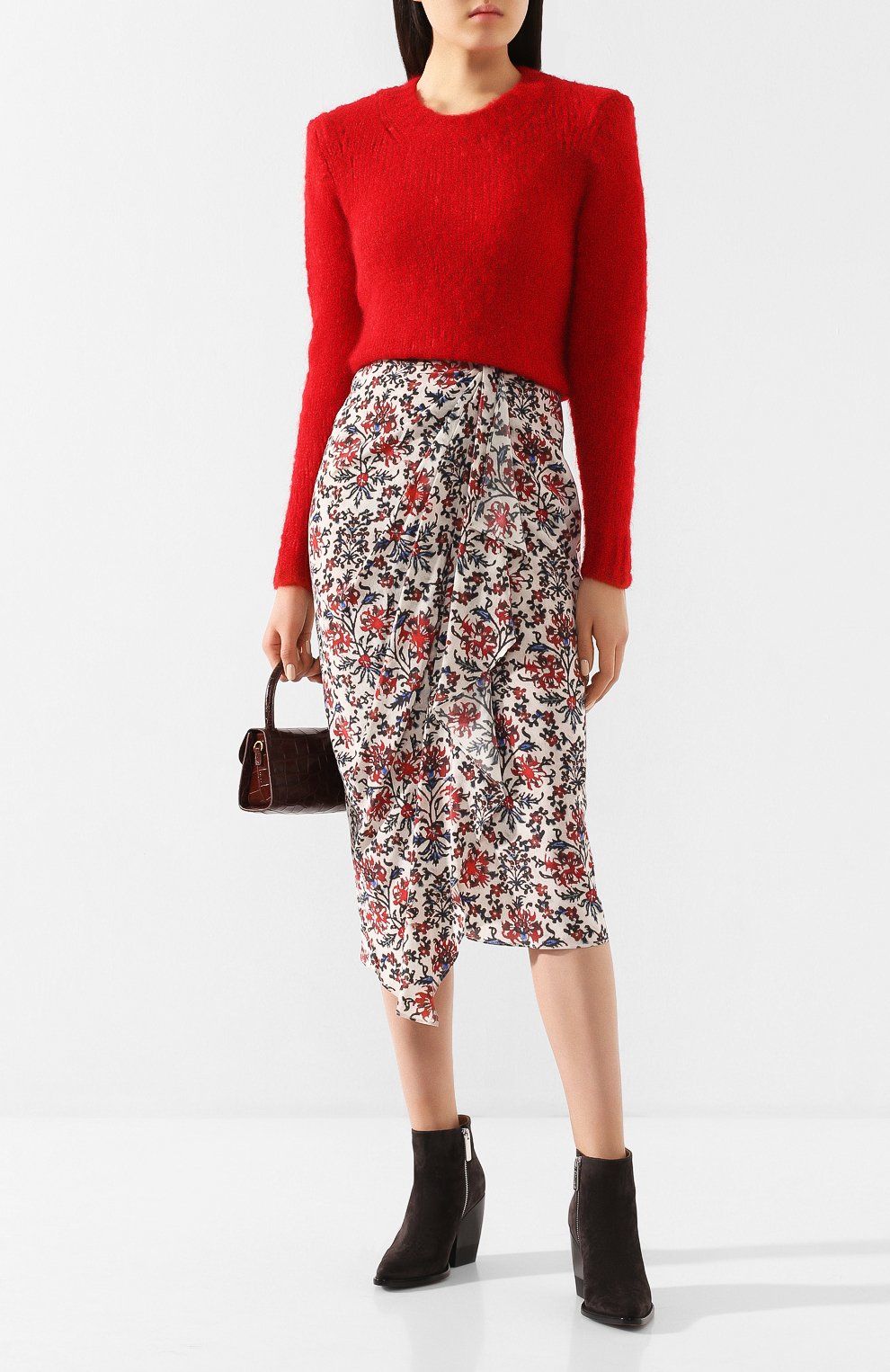 Шелковая юбка ISABEL MARANT, арт. JU1102-20P020I/FABIANA, фото 2