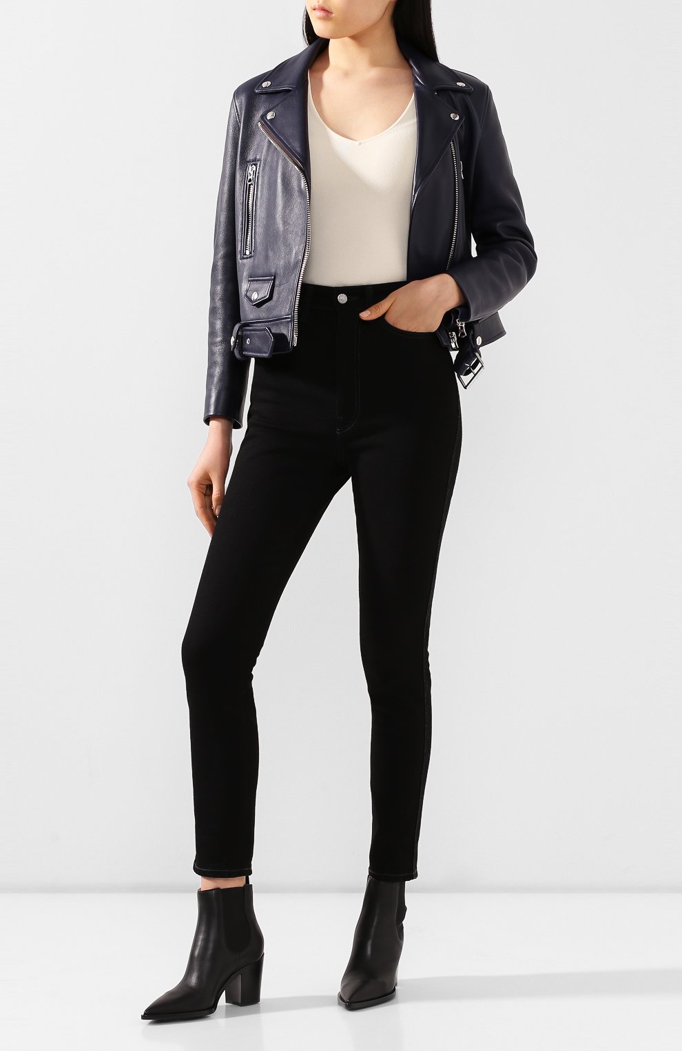 Кожаная куртка ACNE STUDIOS, арт. A70060/W, фото 2