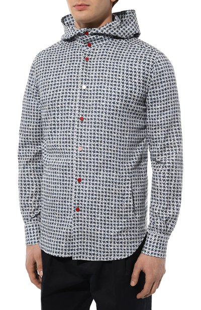 Хлопковая рубашка KITON, арт. UMCMARH08909, фото 3