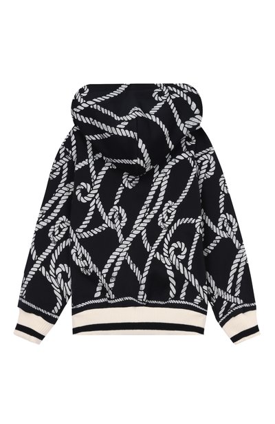 Хлопковая толстовка DOLCE & GABBANA темно-синего цвета по цене 53850 руб., арт. L4JW0A/II7L0, фото 2 Хлопковая толстовка DOLCE & GABBANA, арт. L4JW0A/II7L0, фото 2