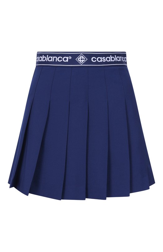 Плиссированная юбка Casablanca W-SP26-SK-188-01 Синий W-SP26-SK-188-01
