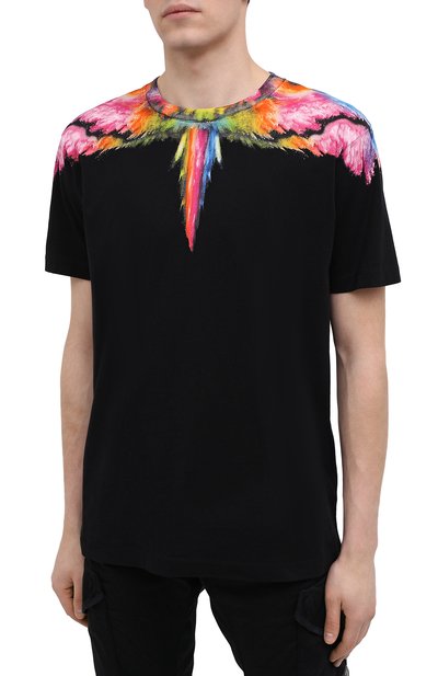 Хлопковая футболка MARCELO BURLON, арт. CMAA018R21JER002, фото 3