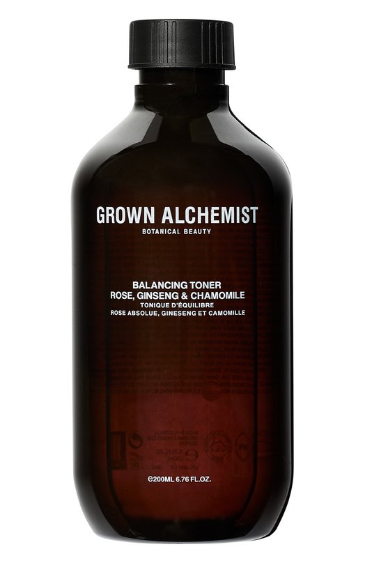 фото Балансирующий тоник «роза, женьшень, ромашка» (200ml) grown alchemist