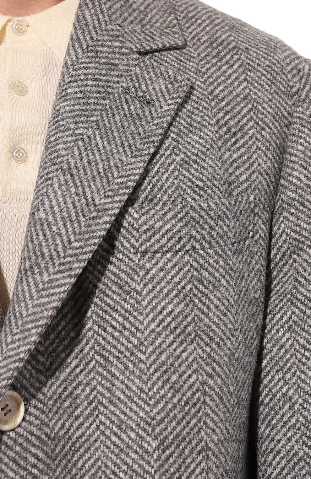 Шерстяное пальто BRUNELLO CUCINELLI, арт. MQ4749039, фото 5