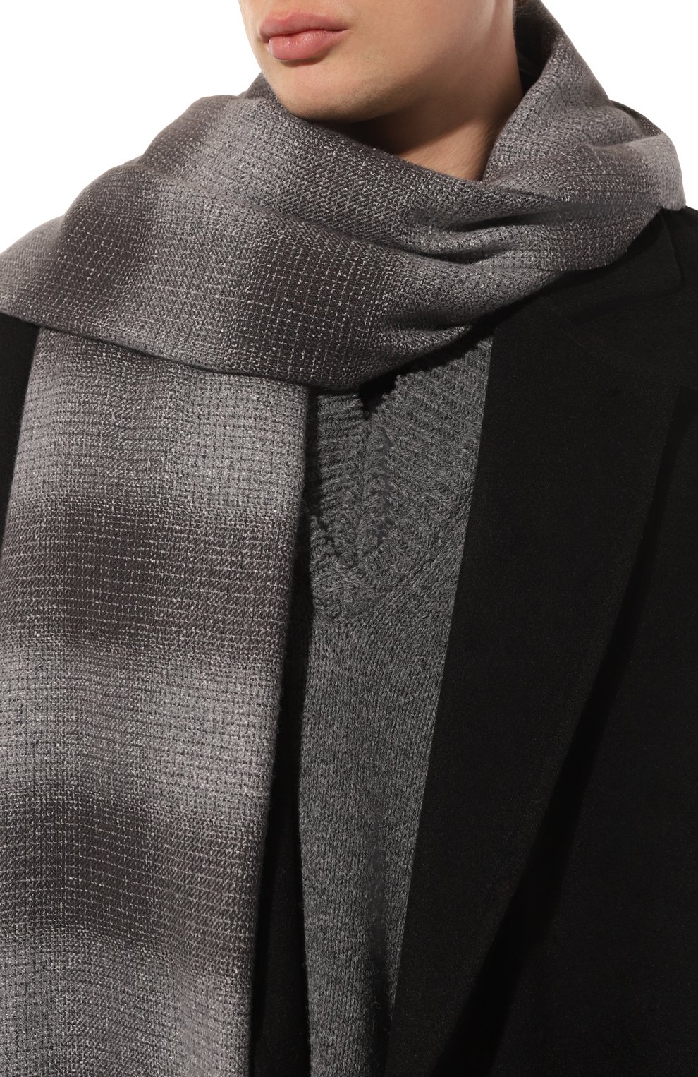 Шарф из шерсти и шелка ZEGNA, арт. Z6L05SA6/26A, фото 2