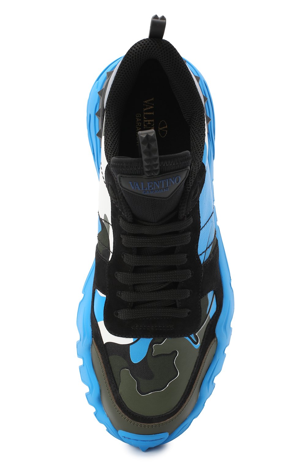 Комбинированные кроссовки rockrunner plus VALENTINO, арт. UY2S0C88/NPG, фото 5