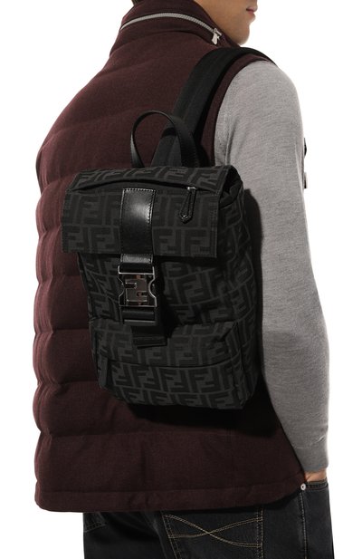 Рюкзак fendiness FENDI темно-серого цвета по цене 189000 руб., арт. 7VZ067 AG0M, фото 2 Рюкзак fendiness FENDI, арт. 7VZ067 AG0M, фото 2