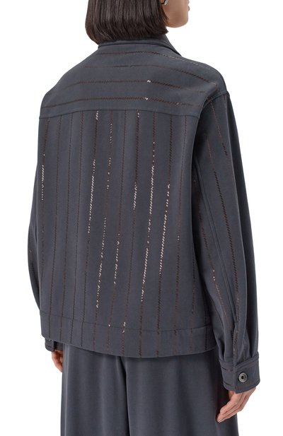 Хлопковая рубашка BRUNELLO CUCINELLI, арт. MP05NS0806, фото 4