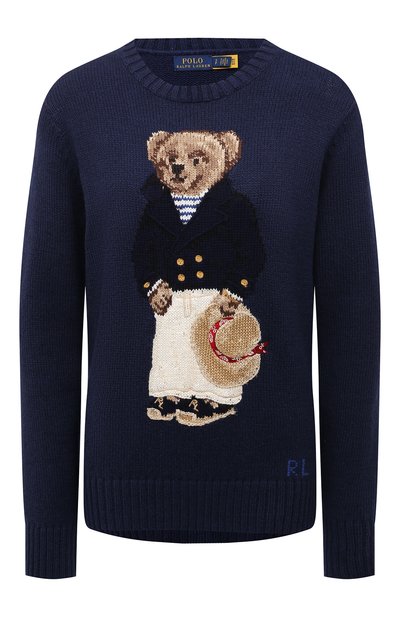 Женский свитер из хлопка и льна POLO RALPH LAUREN, арт. 211827666