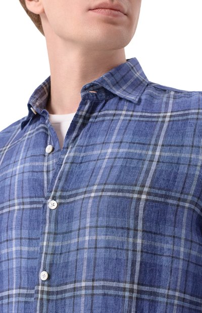 Льняная рубашка FINAMORE 1925, арт. GAETE 1 LUIGI Z L/P6045F, фото 5