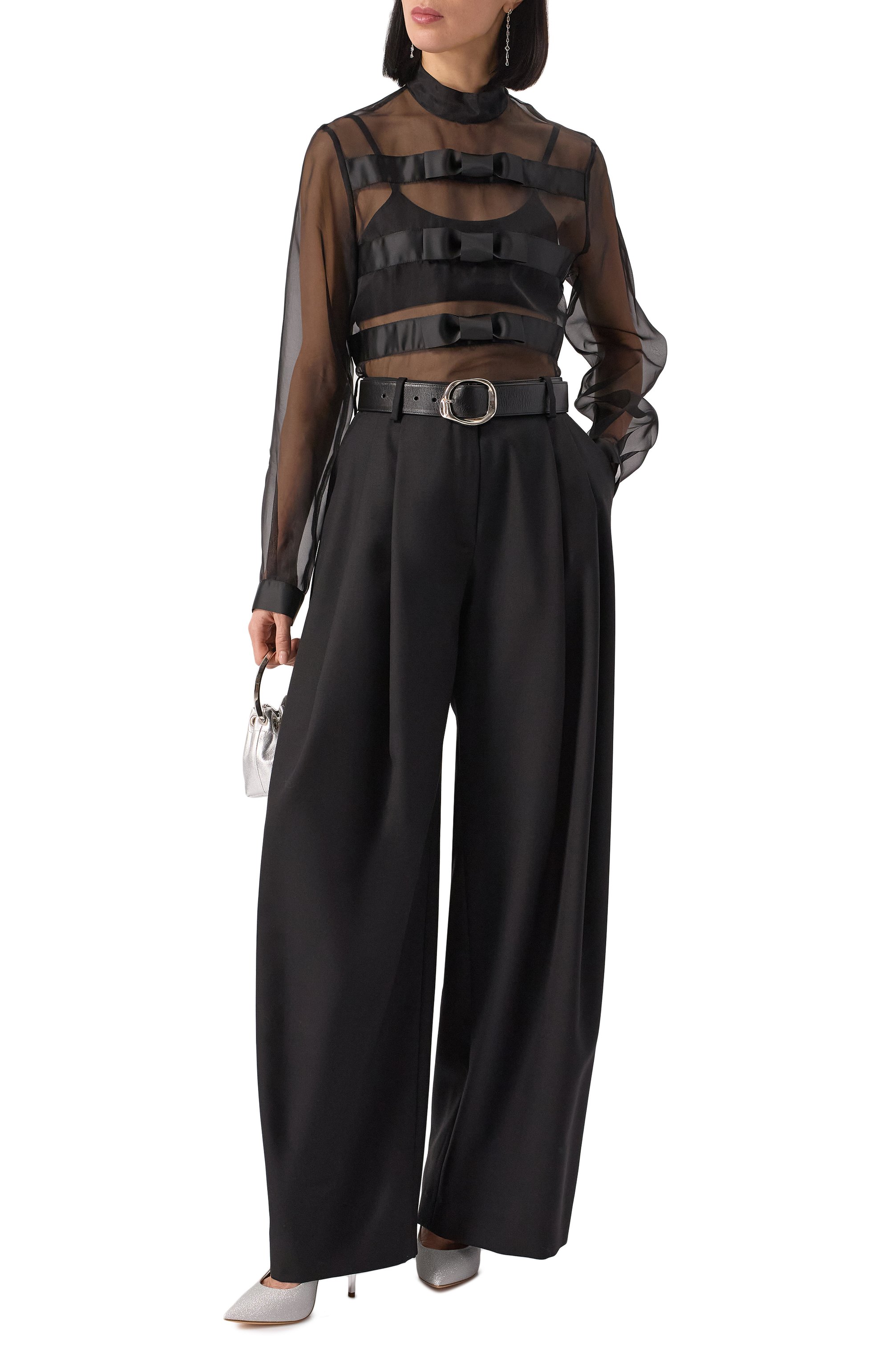 Шерстяные брюки NINA RICCI, арт. 25PCPA002/WV0322, фото 2