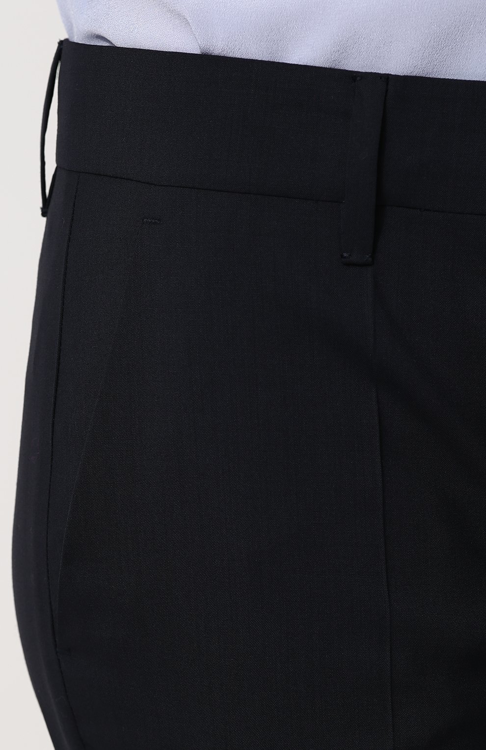 Однотонные укороченные брюки со стрелками PRADA, арт. P2469-RO1-F0008, фото 5