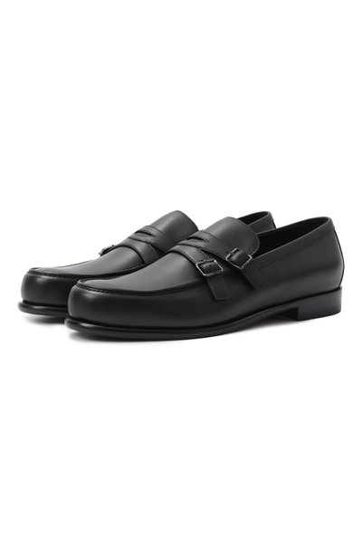 Мужские кожаные пенни-лоферы MVST, арт. TS015/CALFSKIN