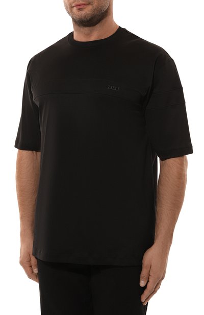 Хлопковая футболка ZILLI, арт. TSR001M0110VZI0P0/64, фото 3