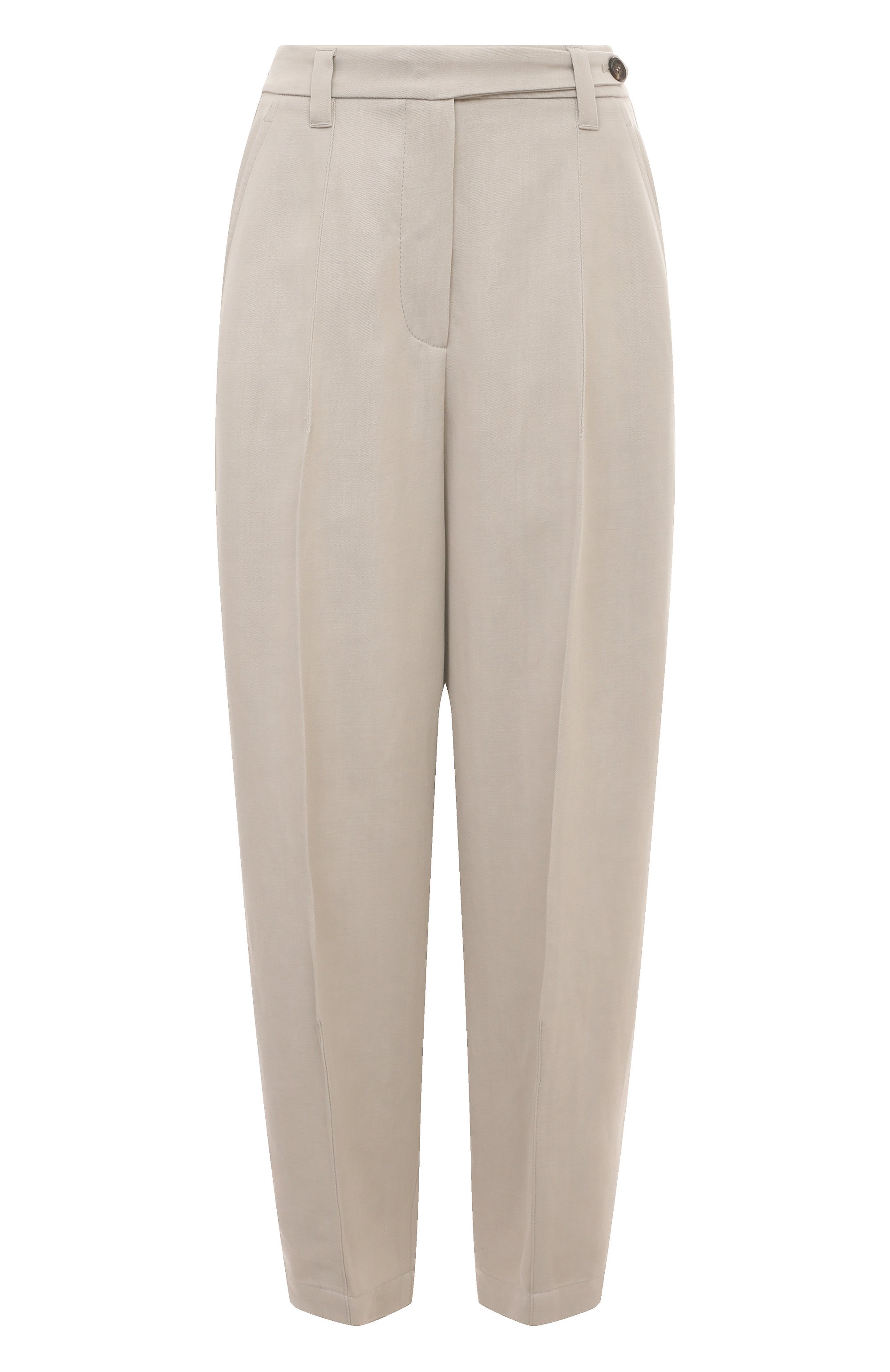 Брюки из вискозы и льна BRUNELLO CUCINELLI, арт. MH579B1297, фото 1