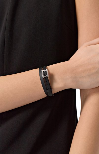 Кожаный браслет NUMBERING черного цвета по цене 18150 руб., арт. 5948, фото 2 Кожаный браслет NUMBERING, арт. 5948, фото 2