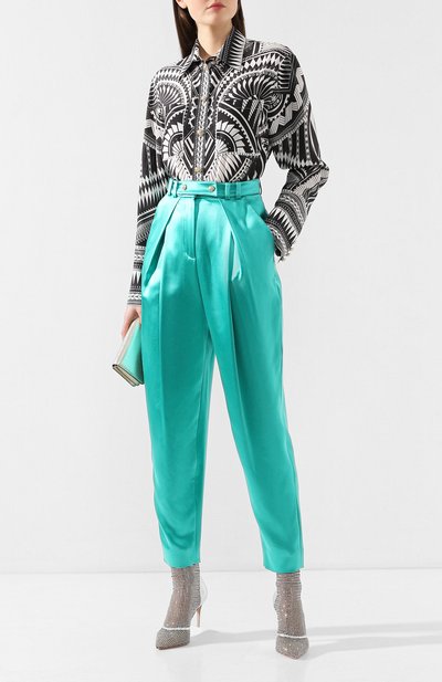 Шелковая рубашка BALMAIN, арт. TF12654/I339, фото 2